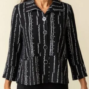 Habitat Crinkle Tulip hem swing jacket S